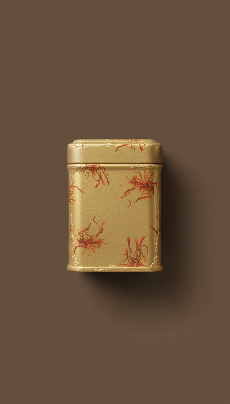 Hand-Harvested Saffron Matte Tin