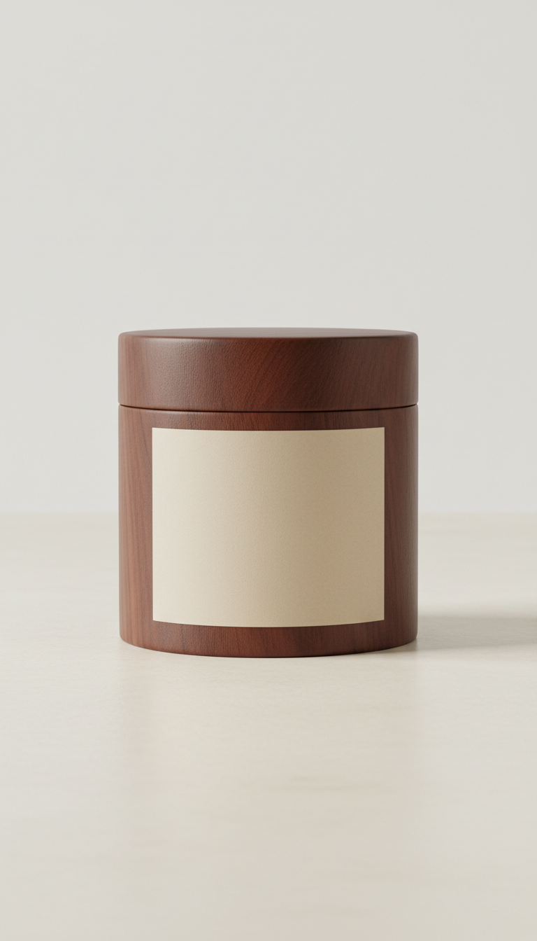 Heirloom walnut halves matte tin