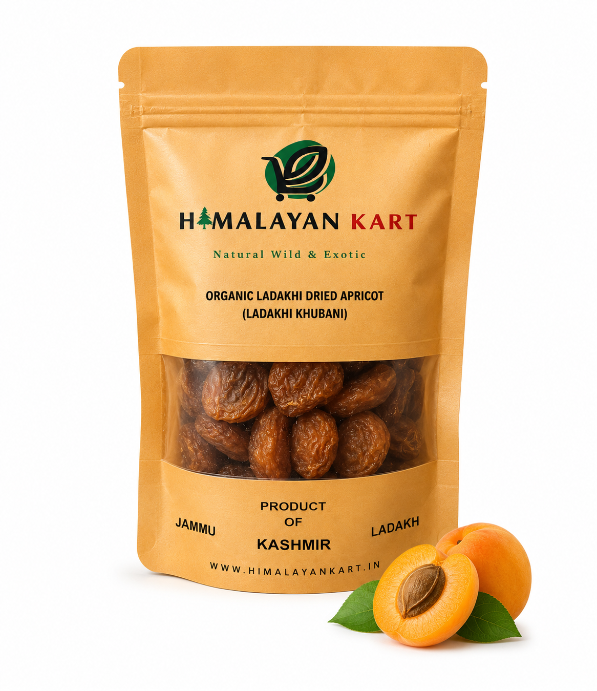 ORGANIC Ladakhi Dried Apricot (Ladakhi Khubani)