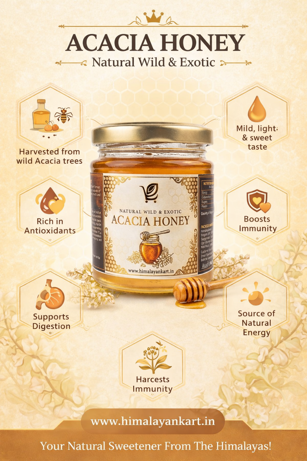 Himalayankart Acacia Honey