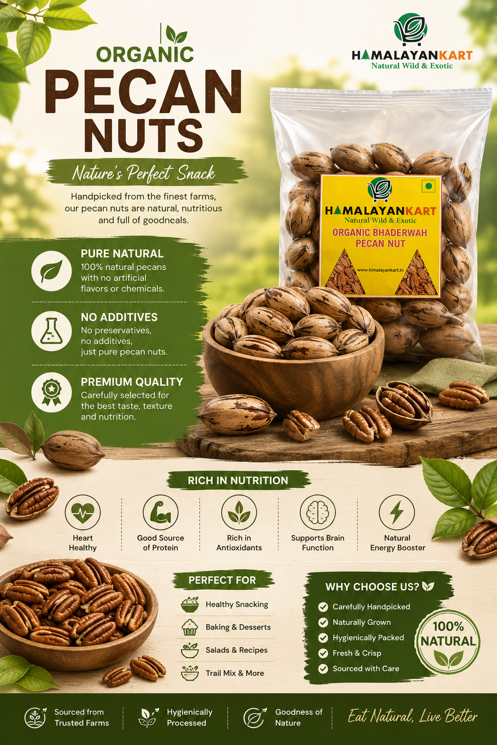 Himalayankart Bhaderwahi Pecan Nuts