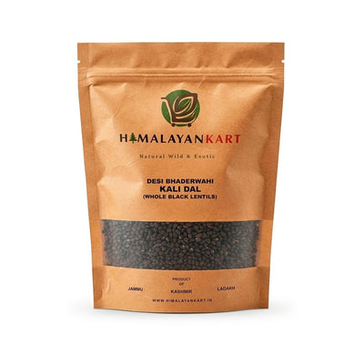 Desi Bhaderwahi Kali Dal (Whole Black Lentils)