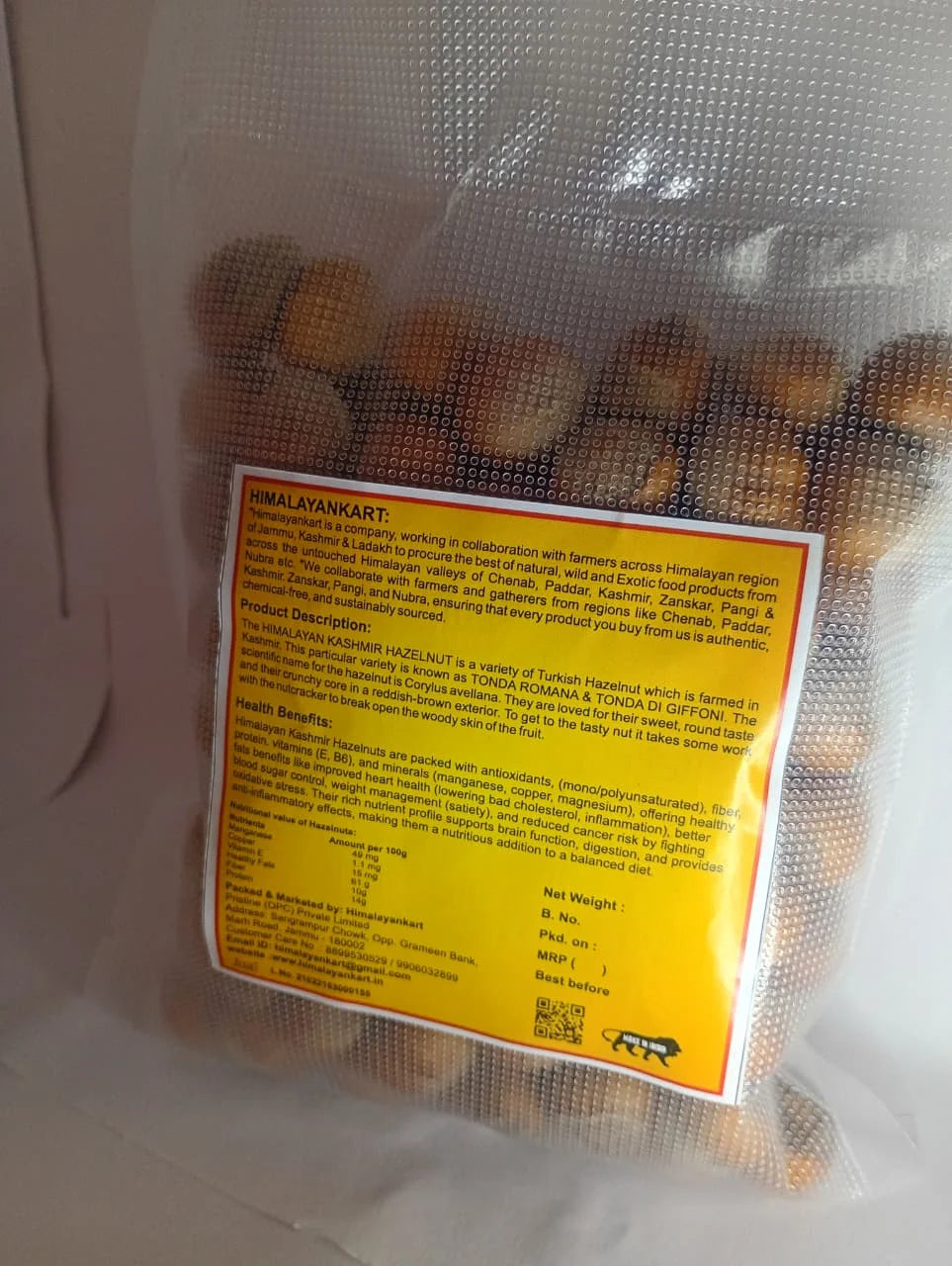 Himalayan Kashmir Hazelnut