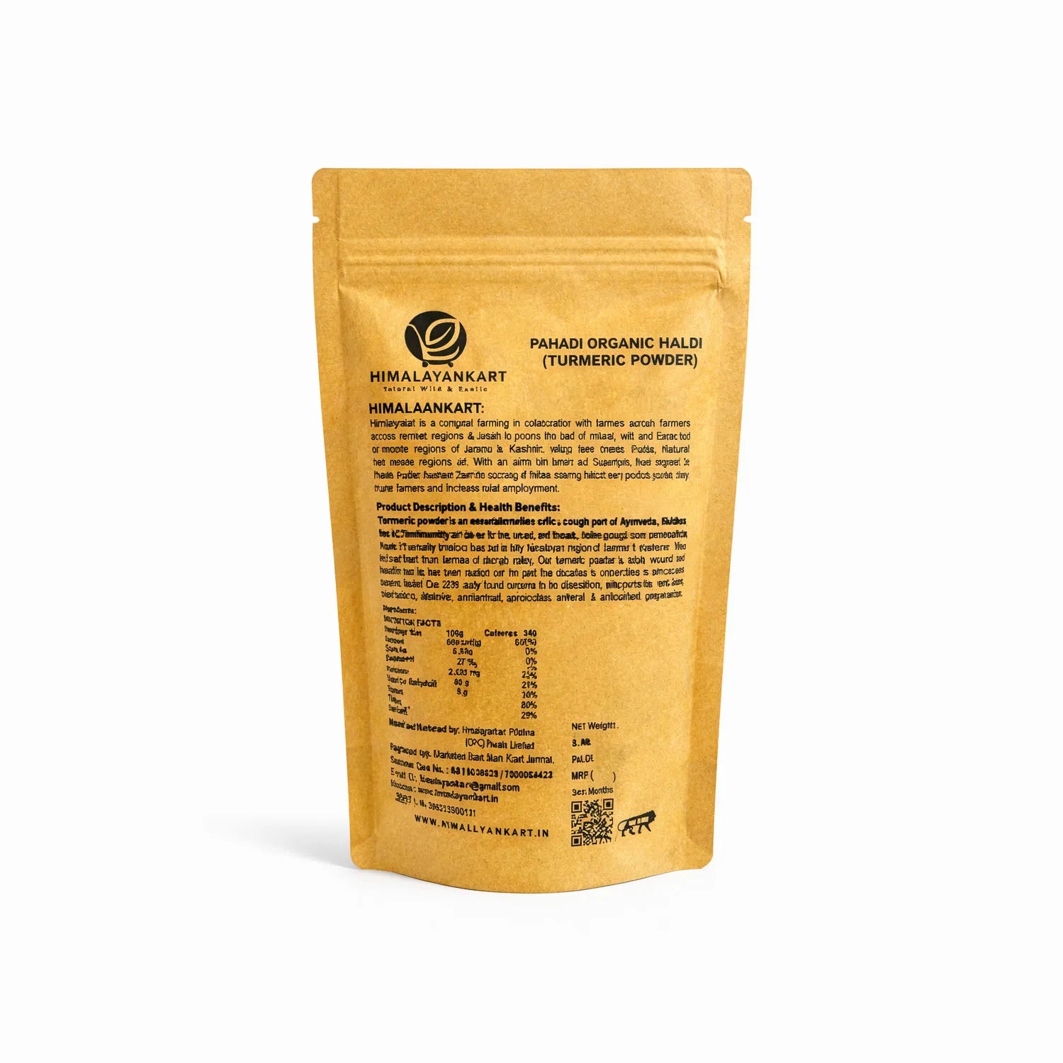 Himalayankart Pahadi Organic Haldi 80g