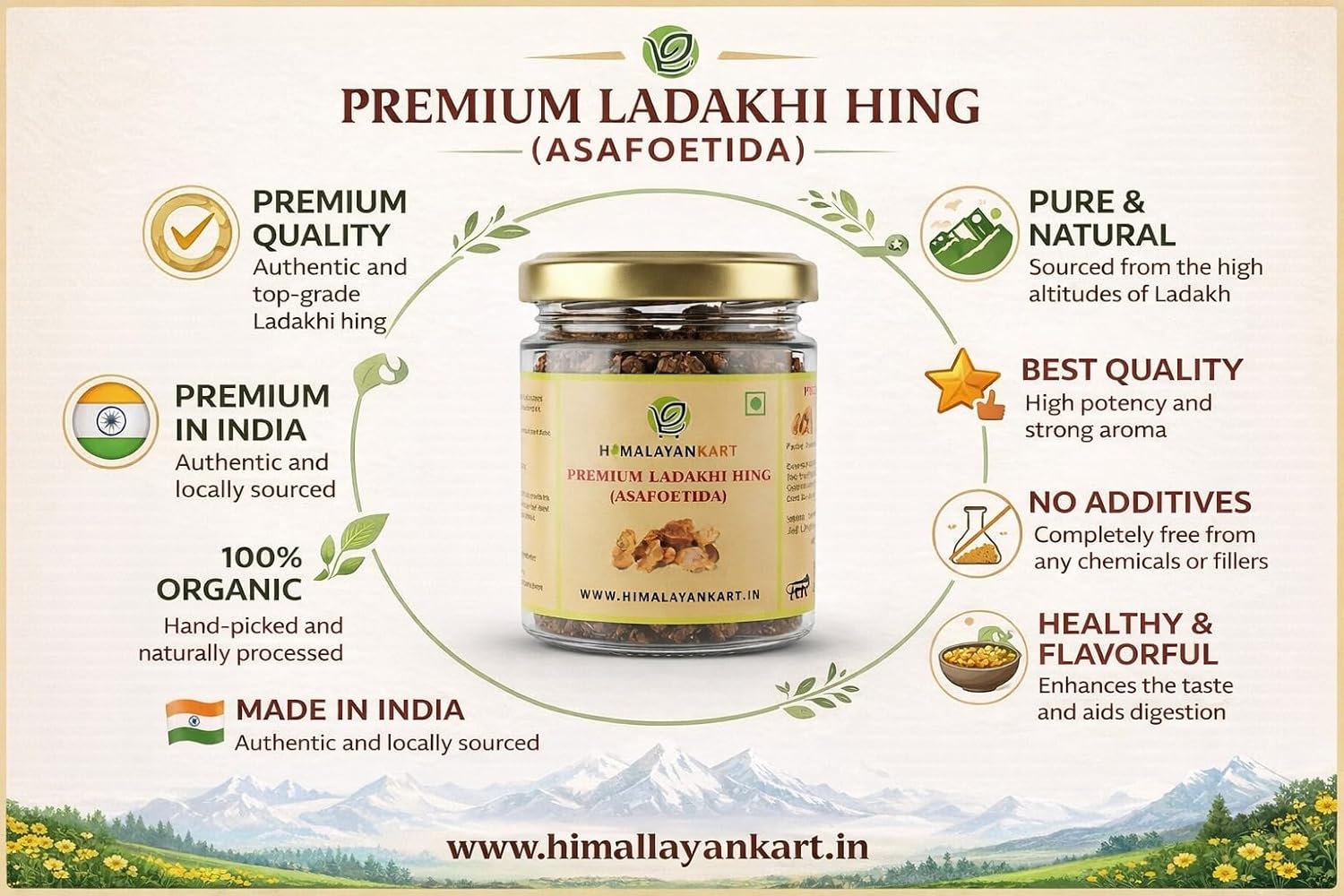 Premium Ladakhi Hing (Asafoetida)