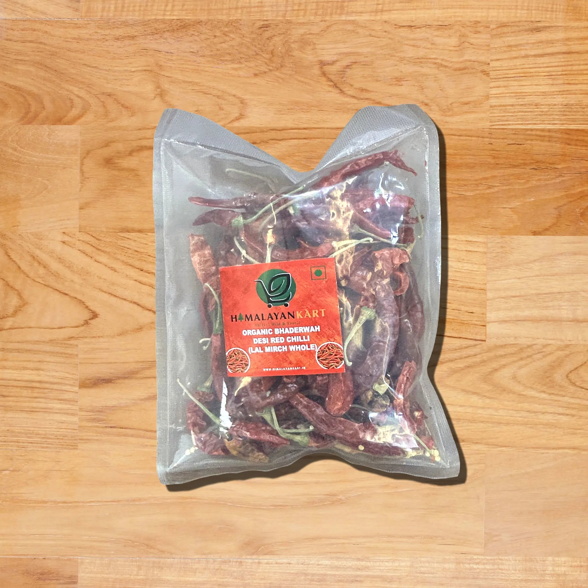 Himalayankart Organic Desi Red Chilli (Lal Mirchi Whole) 100g