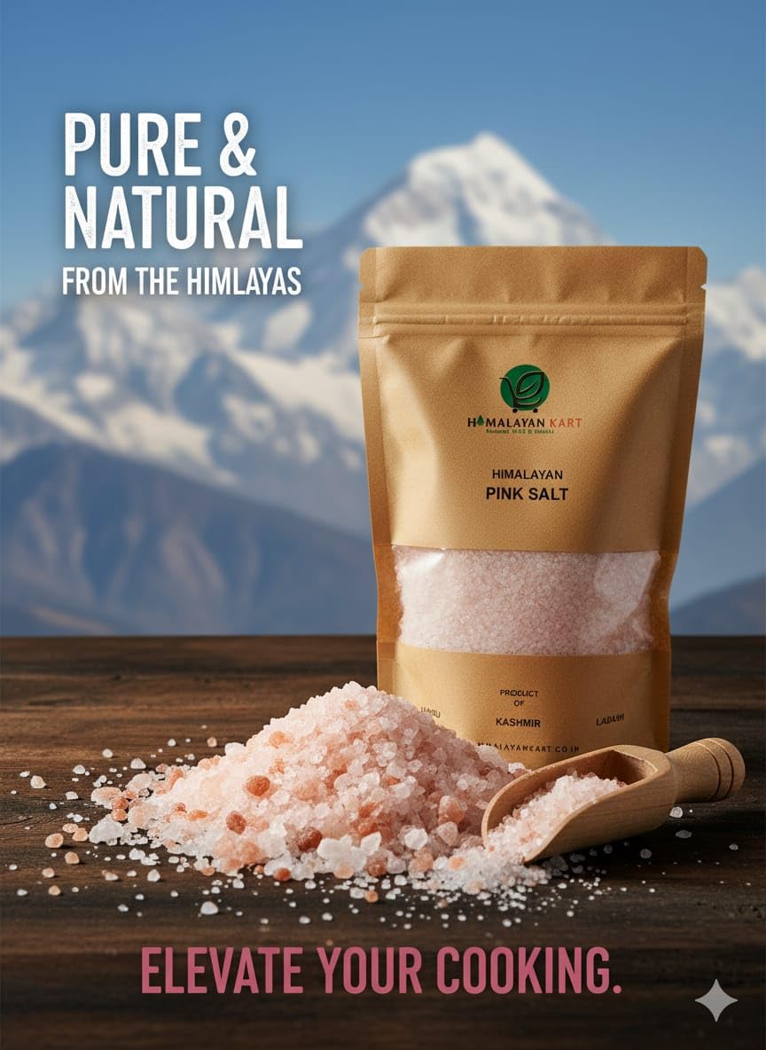 HimalayanKart Natural Pink Salt 400g