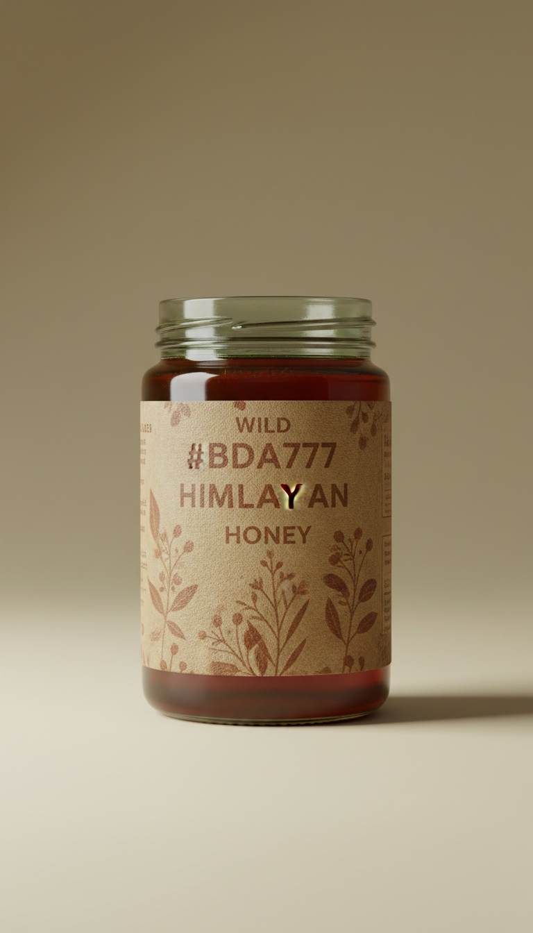 Wild Himalayan Honey Glass Jar