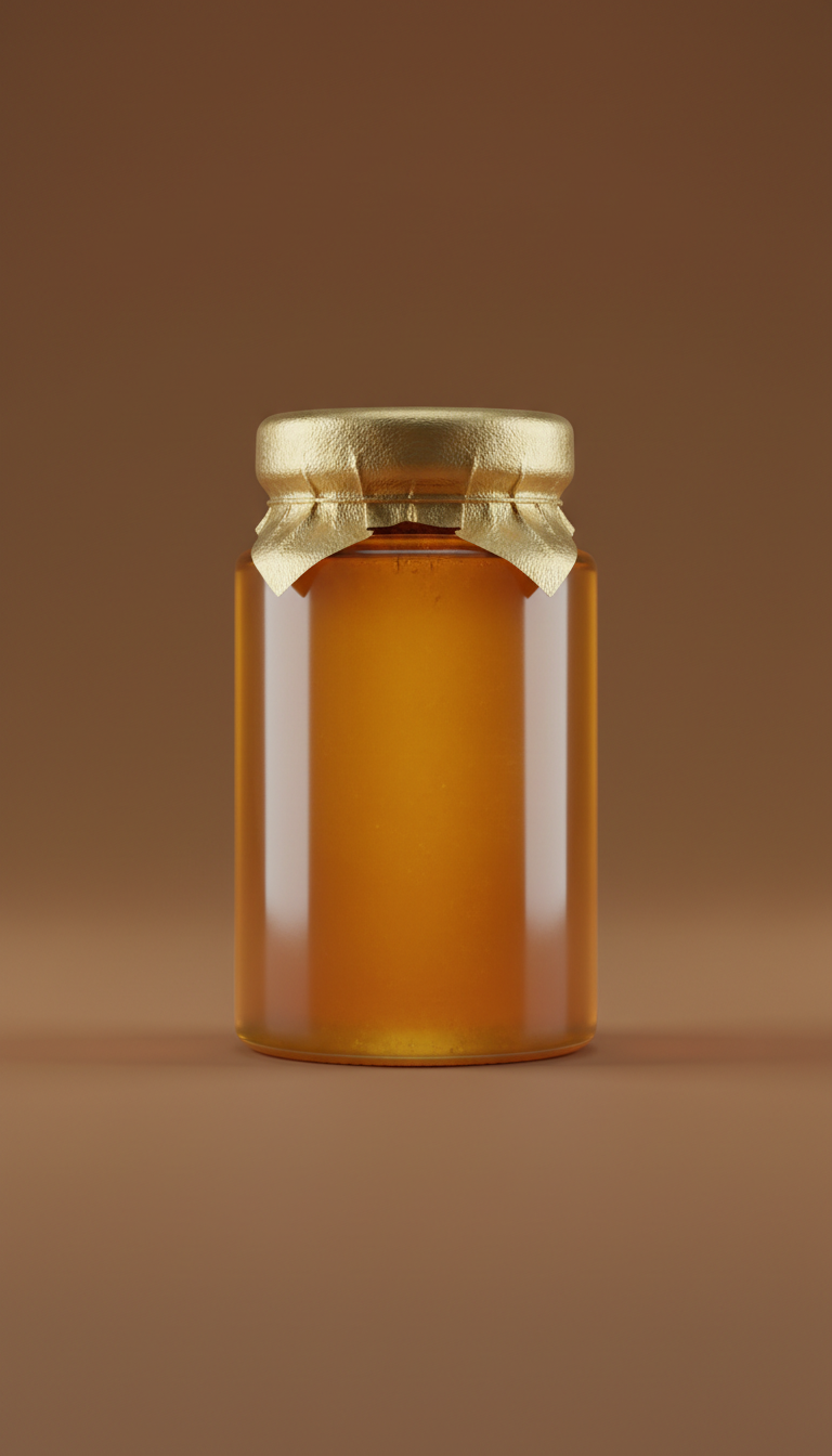 Wild Himalayan Honey Glass Jar