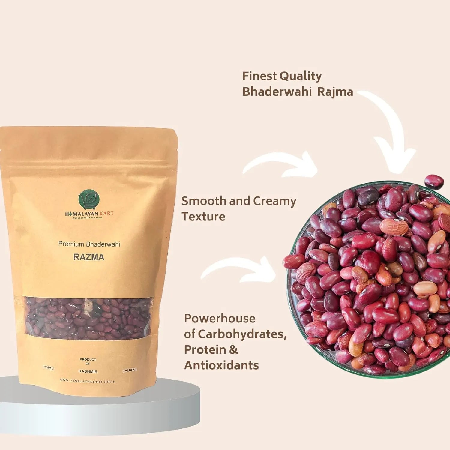 Himalayankart Premium Bhaderwahi Rajma