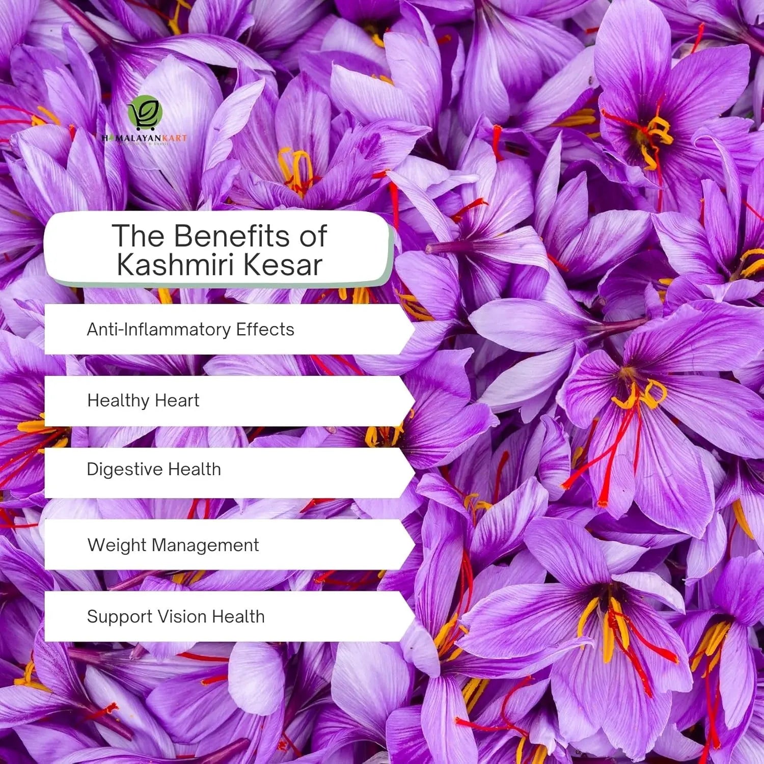 Himalayankart Pure Kashmiri Mongra Saffron