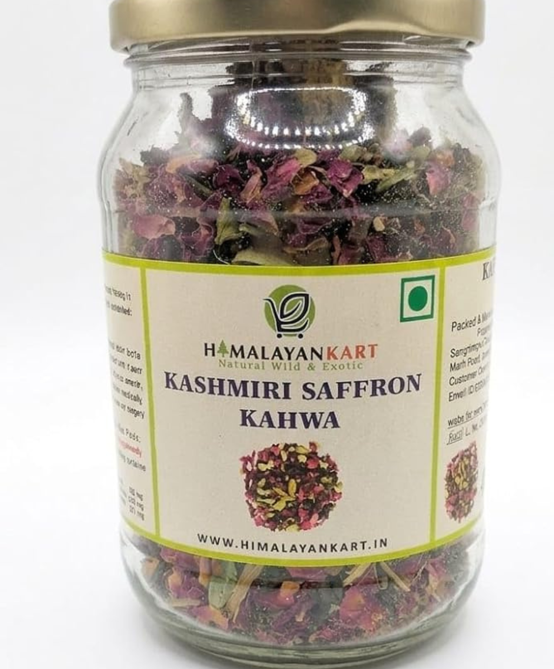 Himalayankart Kashmiri Saffron Kahwa Green Tea Blend 100g