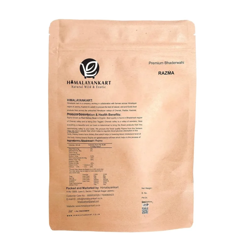 Himalayankart Premium Bhaderwahi Rajma - Image 2