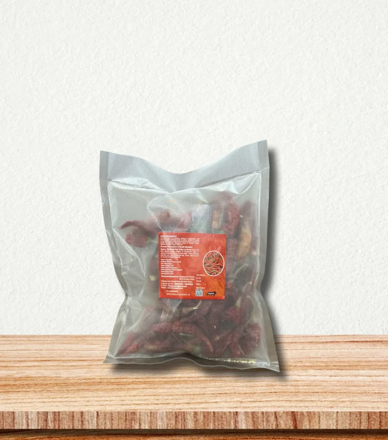 Organic Bhaderwahi Desi Red Chilli (Lal Mirchi Whole) 100 g - Image 4
