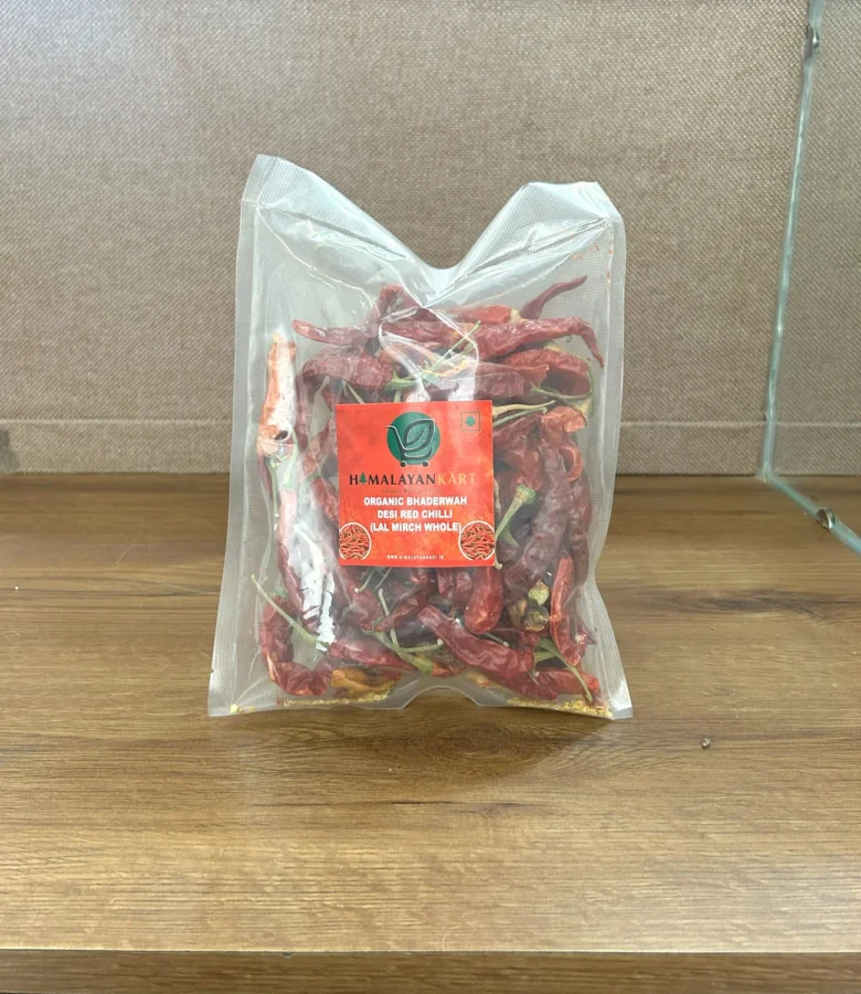 Organic Bhaderwahi Desi Red Chilli (Lal Mirchi Whole) 100 g - Image 6